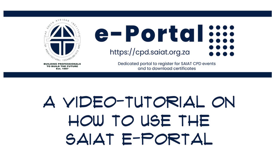 HOW TO USE THE E-PORTAL